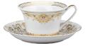 Cup &amp saucer 4 low in porcelain - Rosenthal